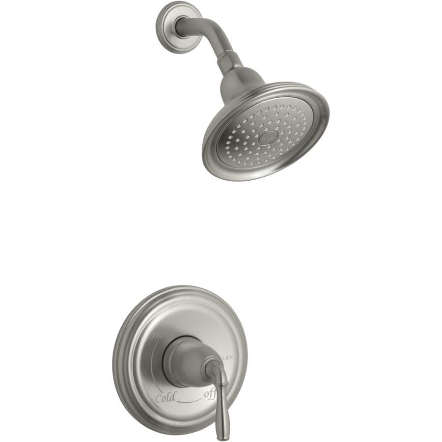 KOHLER Devonshire Vibrant Brushed Nickel 1Handle Shower Faucet at