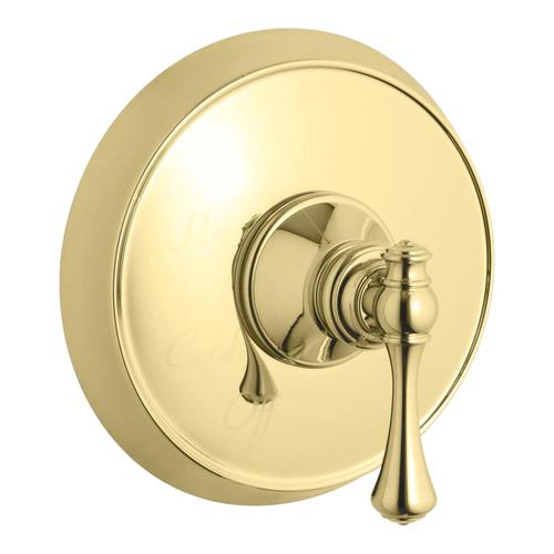 KOHLER Vibrant Polished Brass Lever Shower Handle at Lowes.com