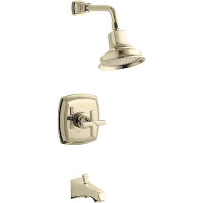 Kohler Margaux Vibrant French Gold 1 Handle Bathtub And Shower