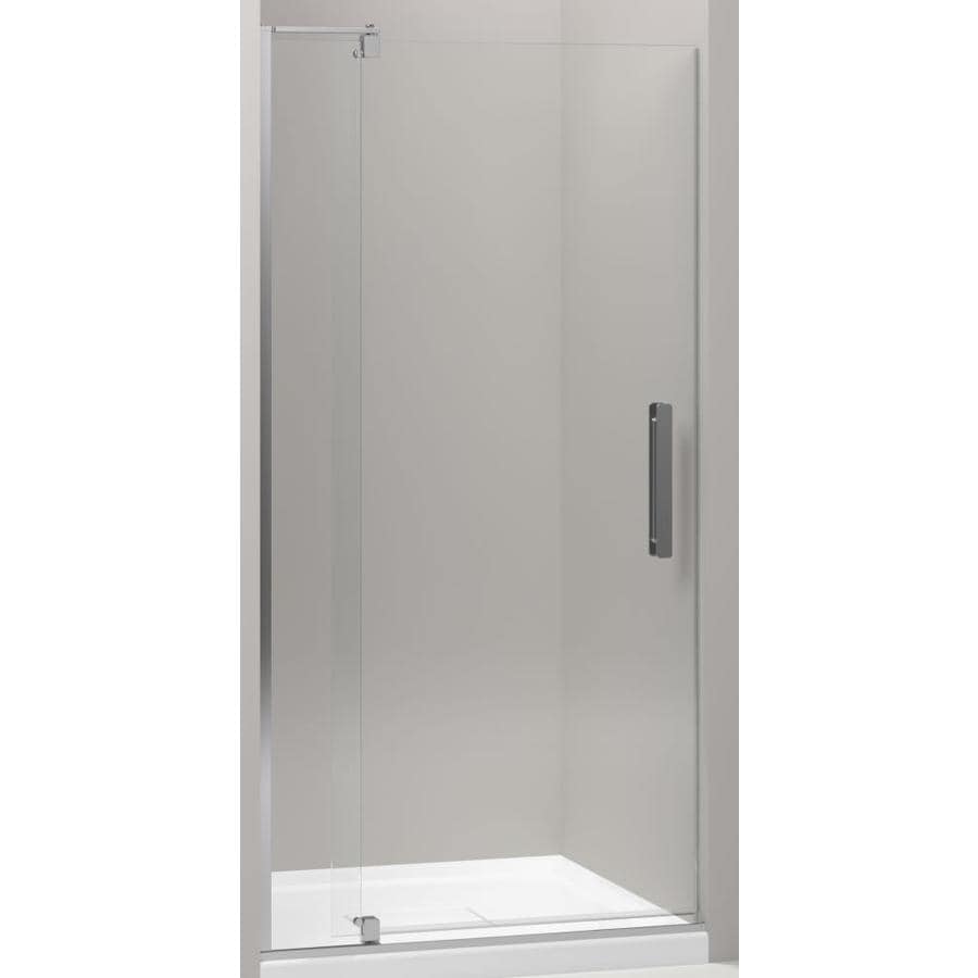 Kohler Revel 31 125 In To 36 W Frameless Pivot Bright