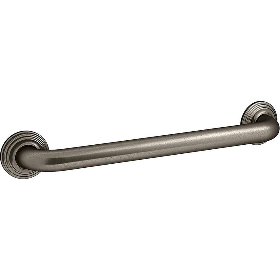 KOHLER Traditional 18-in Vintage Nickel Wall Mount Grab Bar in the Grab ...