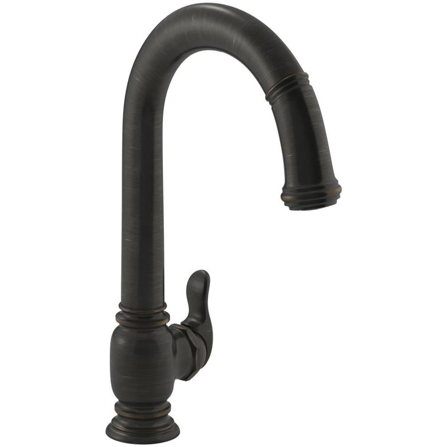 Kohler Beckon Oil Rubbed Bronxe Deck Mount Pull Down Touchless