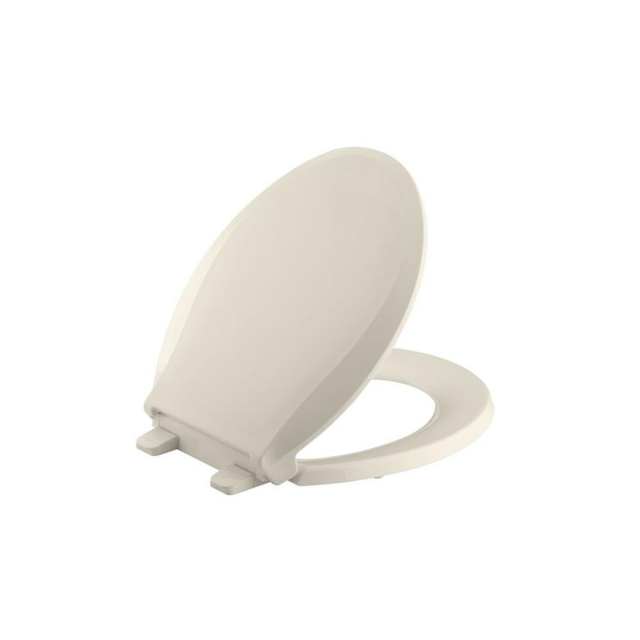 KOHLER Cachet Plastic Round Toilet Seat at