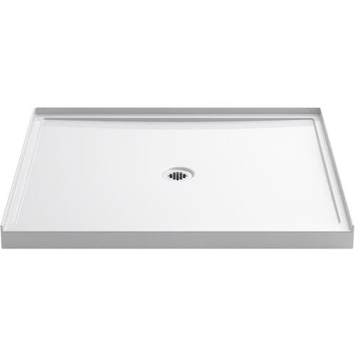 Kohler Rely White Acrylic Shower Base 42 In W X 48 L With Center Drain At Lowes Kohler Rely White Acrylic Shower Base 42 In W X 48 L With Center Drain At Lowes
