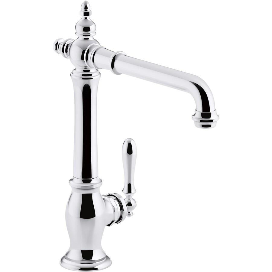 Kohler Artifacts Polished Chrome 1 Handle Deck Mount High Arc