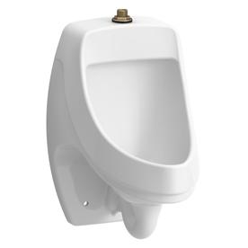 KOHLER 13.75-in W x 20.75-in H White Wall-Mounted WaterSense Urinal