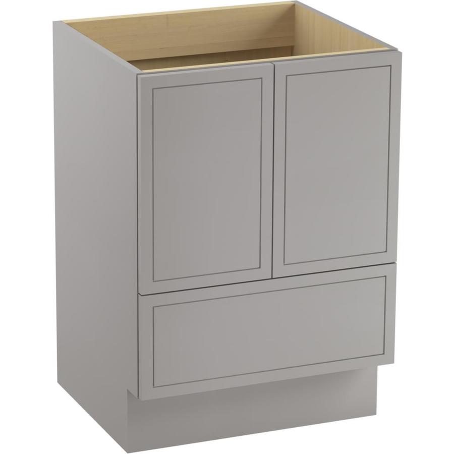 KOHLER Jacquard Mohair Grey 24.0000 Traditional Bathroom Vanity at