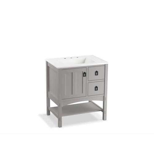 KOHLER Marabou Mohair Grey 30.0000 Modern Bathroom Vanity at Lowes.com