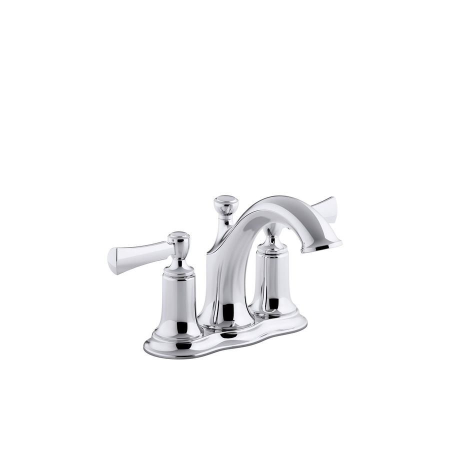 KOHLER Elliston Polished Chrome 2-handle 4-in Centerset ...