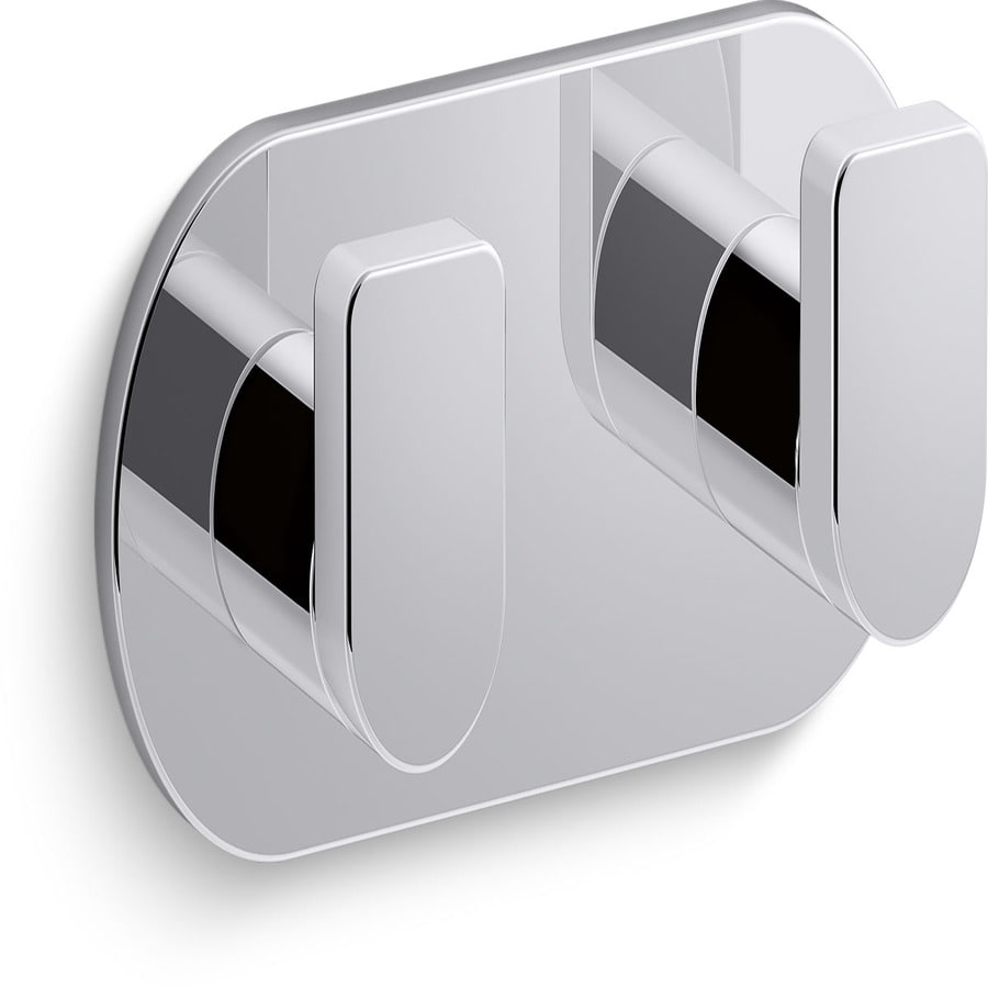 KOHLER Composed 2Hook Polished Chrome Towel Hook at