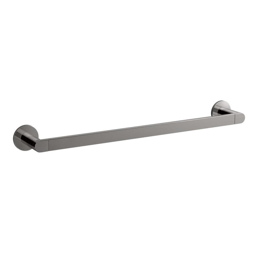 KOHLER Composed 18in Vibrant Titanium Wall Mount Single Towel Bar in