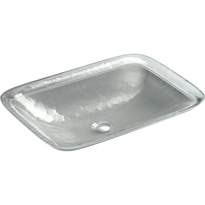 Kohler Inia Opaque Stone Glass Drop In Rectangular Bathroom