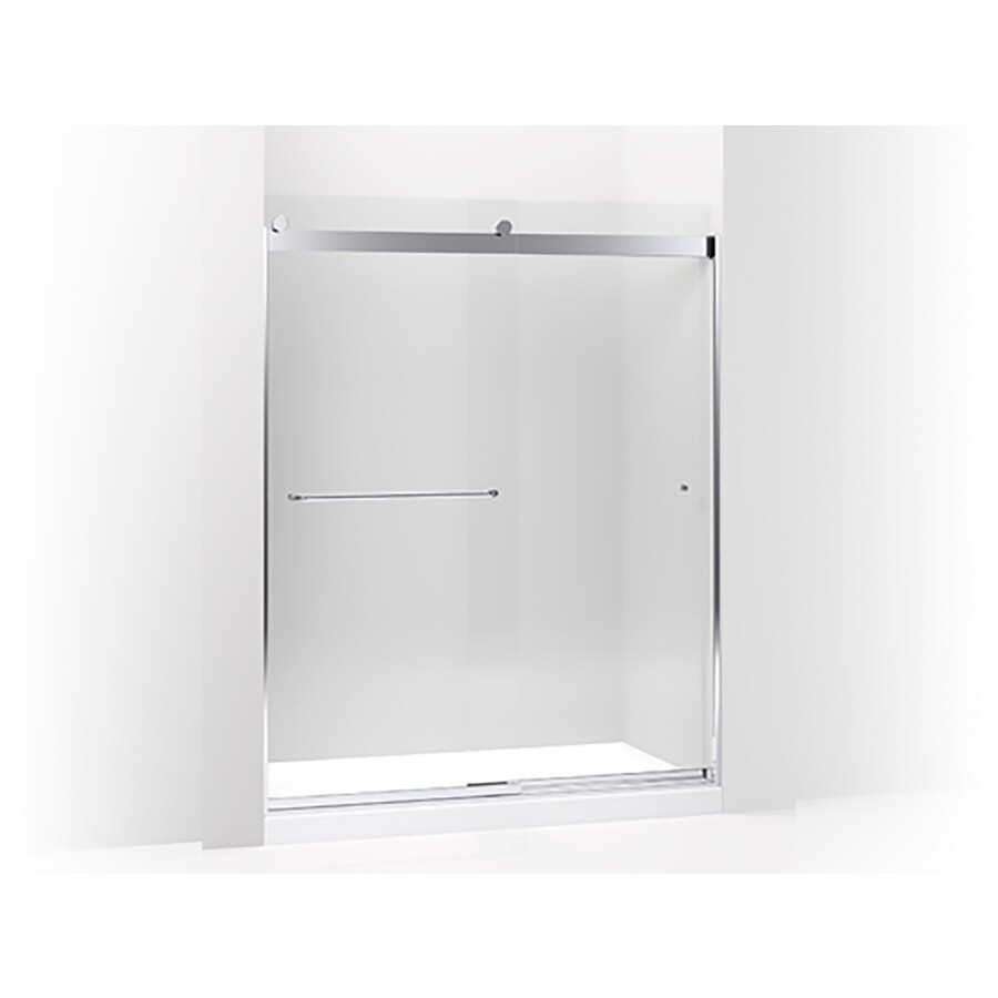 KOHLER Levity 56.625in to 59.625in W Frameless Bypass/Sliding Bright