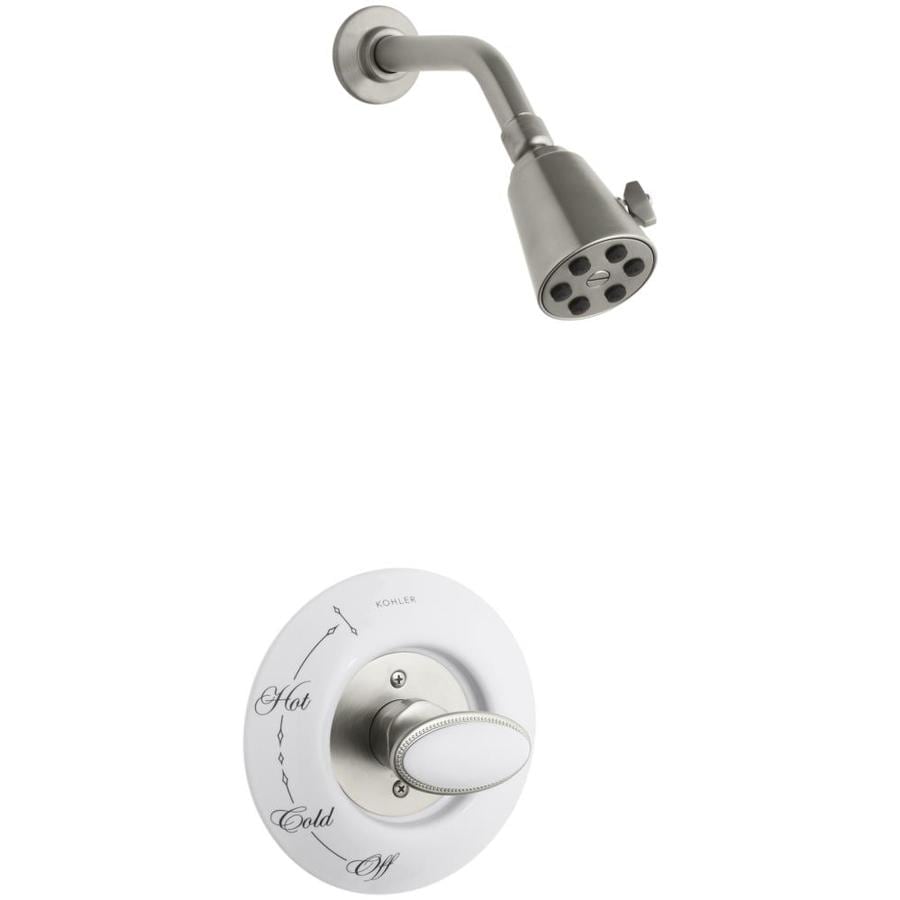 Kohler Antique Vibrant Brushed Nickel 1 Handle Shower Faucet At 1500