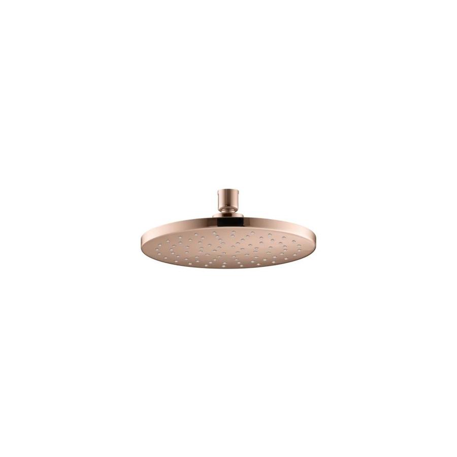 KOHLER Vibrant Rose Gold 1Spray Rain Shower Head at