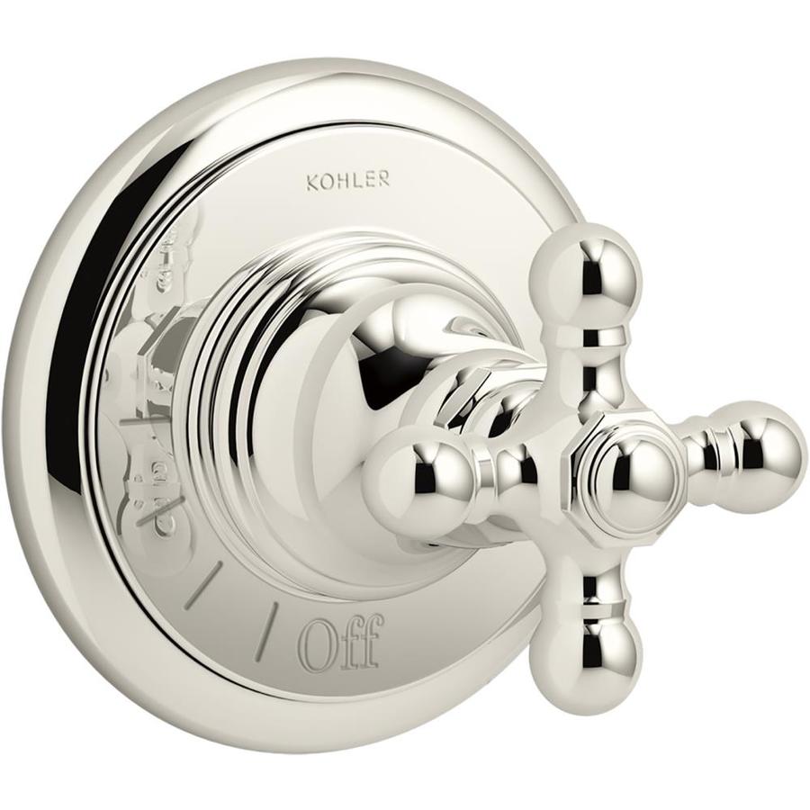 Kohler Vibrant Polished Nickel Cross Shower Handle In The Shower Faucet Handles Department At 