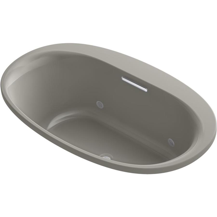 KOHLER Underscore Oval 60in x 36in Dropin VibrAcoustic Bath with