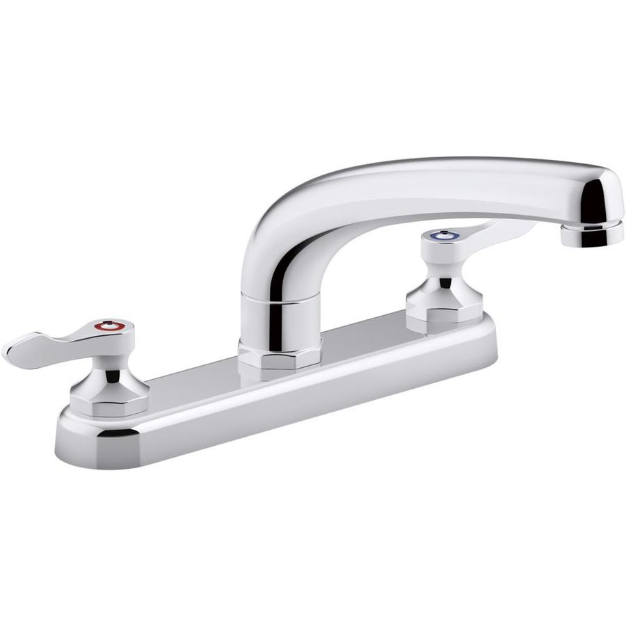 Kohler Triton Bowe Polished Chrome 2 Handle Deck Mount Low Arc
