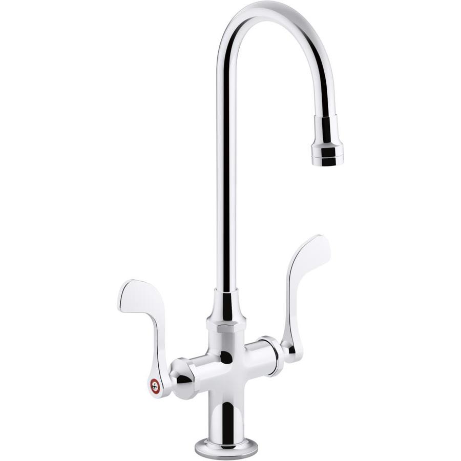 KOHLER Triton Bowe Polished Chrome 2-Handle Single Hole WaterSense Bathroom Sink Faucet