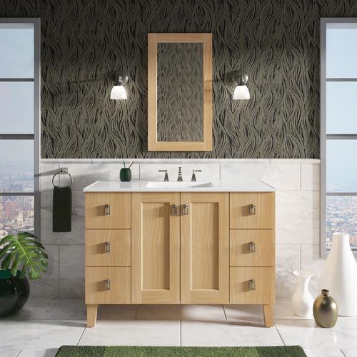 KOHLER Poplin 49in Khaki Oak Single Sink Bathroom Vanity with Khaki