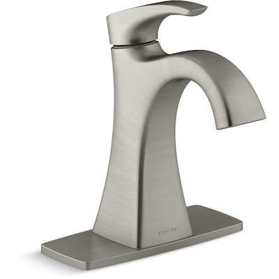 Kohler Maxton Brushed Nickel 1 Handle Single Hole 4 In Centerset