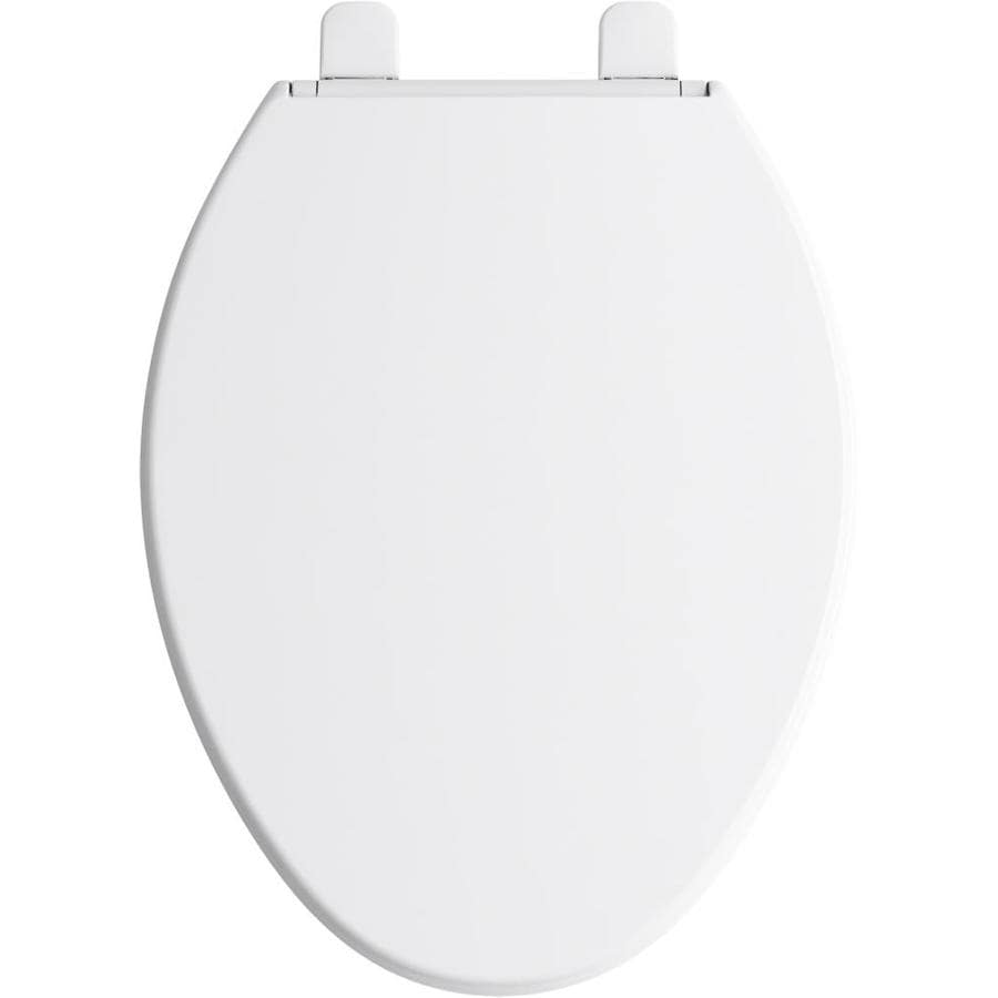 KOHLER Brevia White Elongated Slow-Close Toilet Seat in the Toilet ...