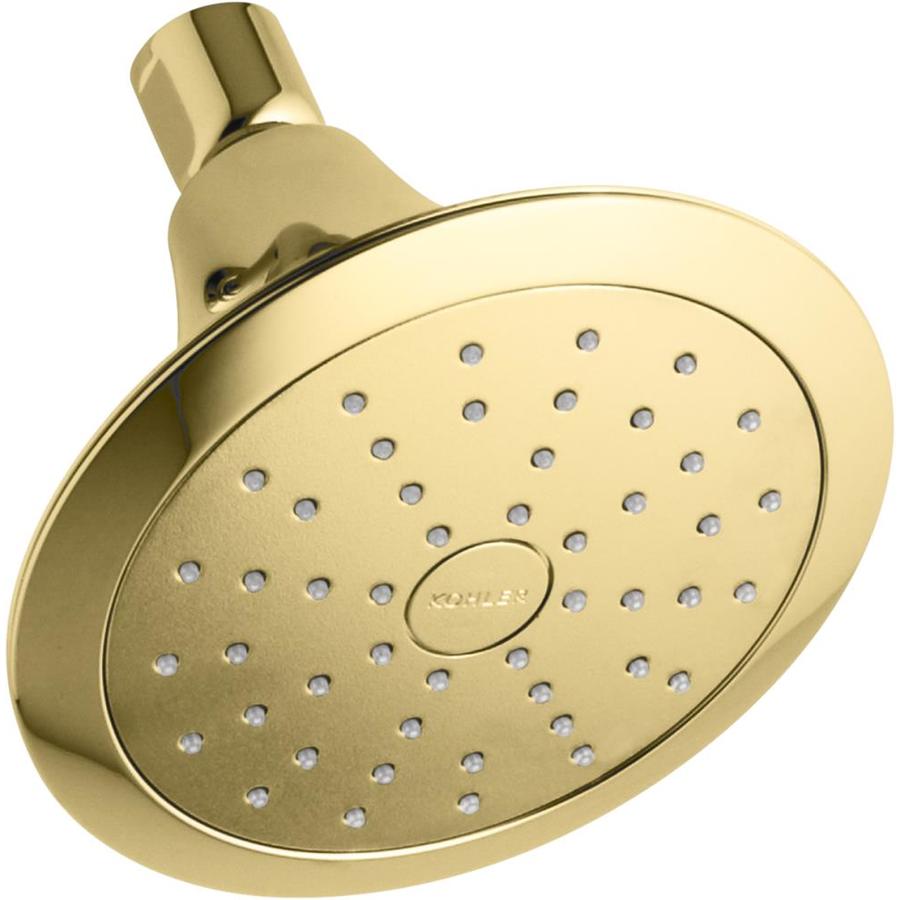 KOHLER K-10327-PB FortE 2.0 -GPM Single-Function Showerhead with Katalyst Air-induction Technology