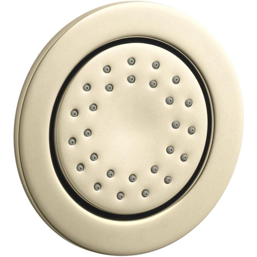 KOHLER WaterTile Vibrant French Gold 1Spray Shower Head at