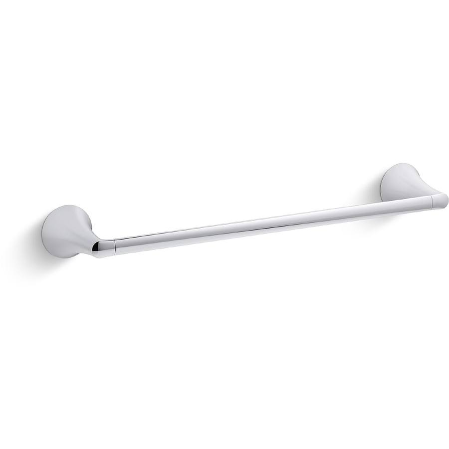 18-inch polished chrome towel bar