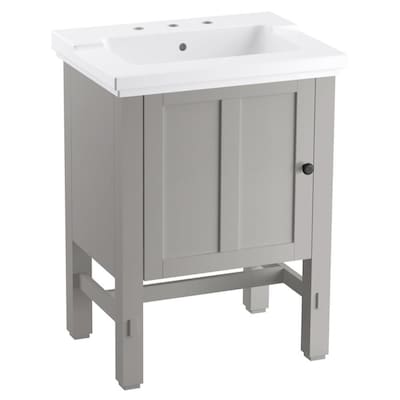Kohler Tresham 24 4375 In Mohair Grey Single Sink Bathroom Vanity