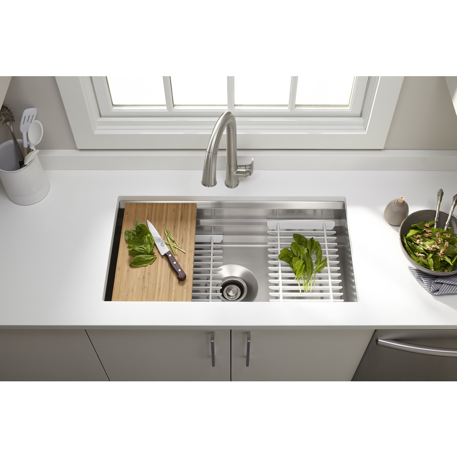 kohler kitchen sinks undermount        
        <figure class=