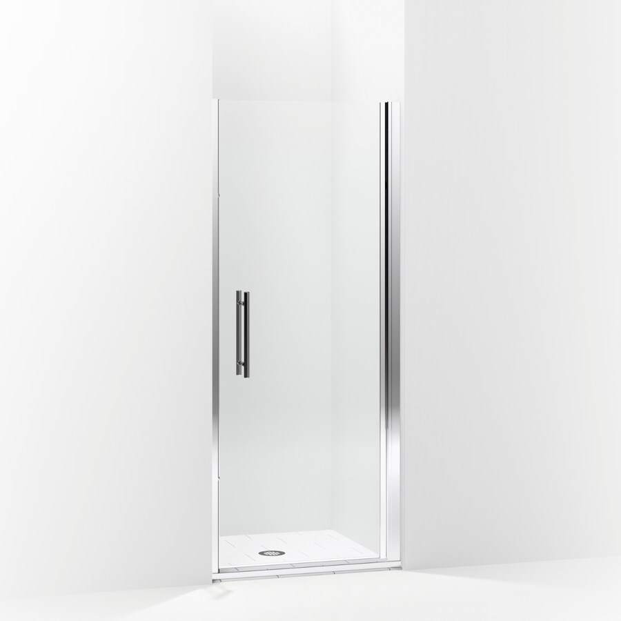 Sterling Finesse Peak 30 In To 31 5 In W Frameless Pivot Silver