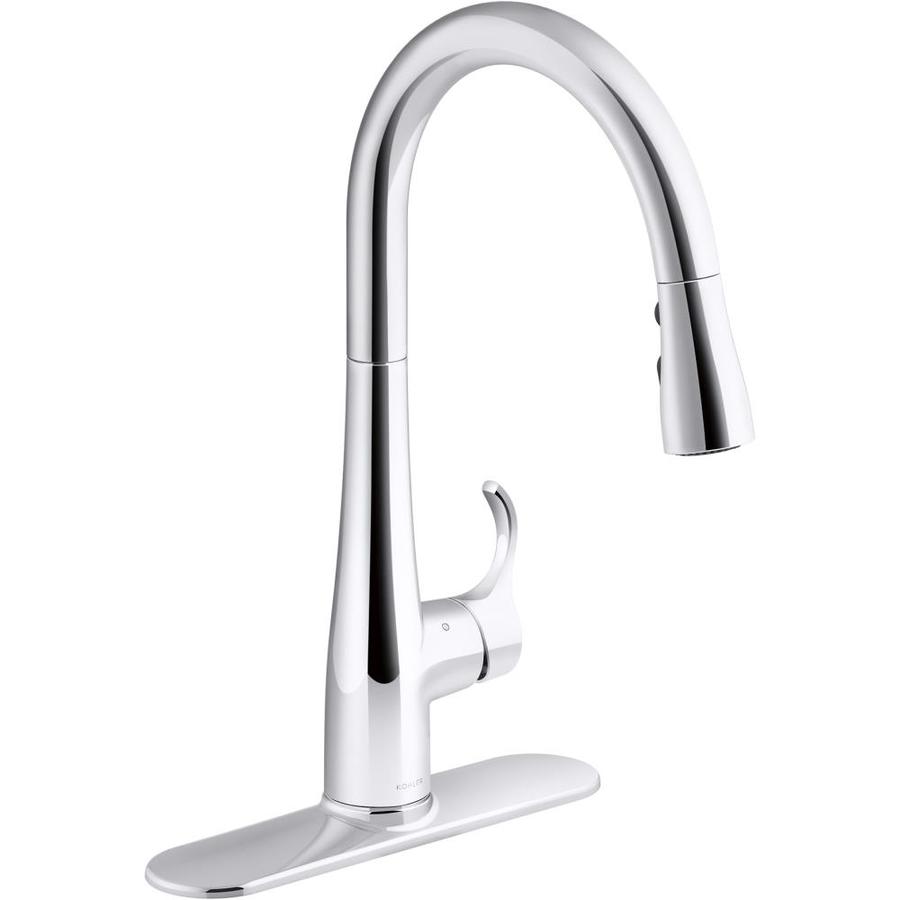 Kohler Simplice Polished Chrome 1 Handle Deck Mount High Arc