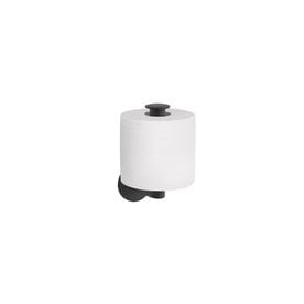 KOHLER Components Matte Black Recessed Single Post Toilet Paper Holder