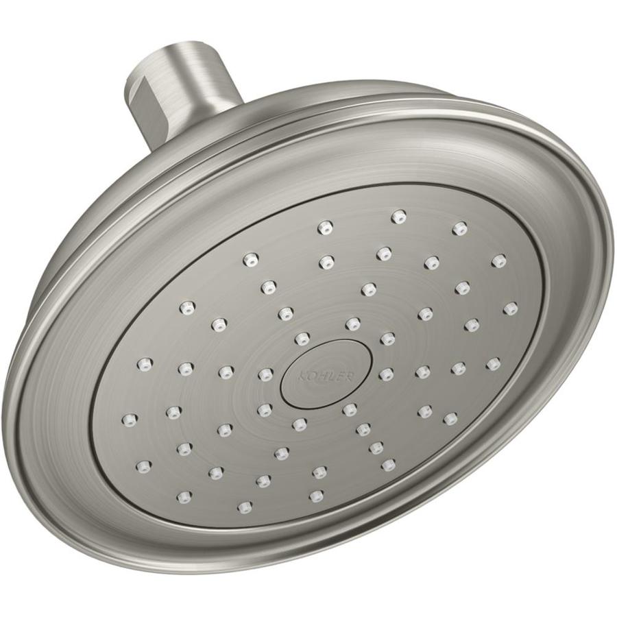 KOHLER Artifacts Vibrant Brushed Nickel 1Spray Shower Head 1.75GPM (6
