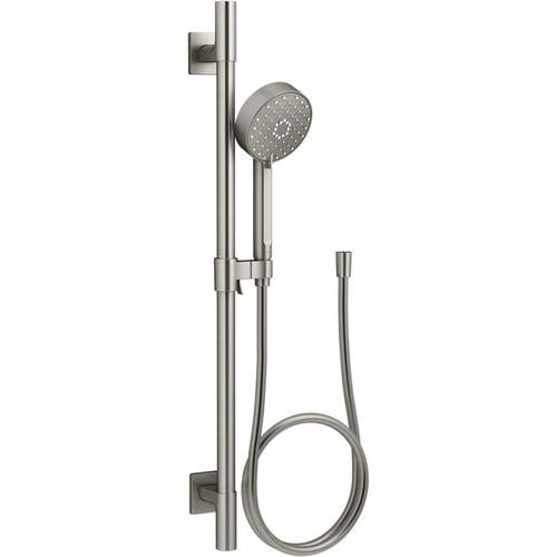 Kohler Awaken Vibrant Brushed Nickel 3 Spray Handheld Shower 175 Gpm 66 Lpm In The Shower 0161