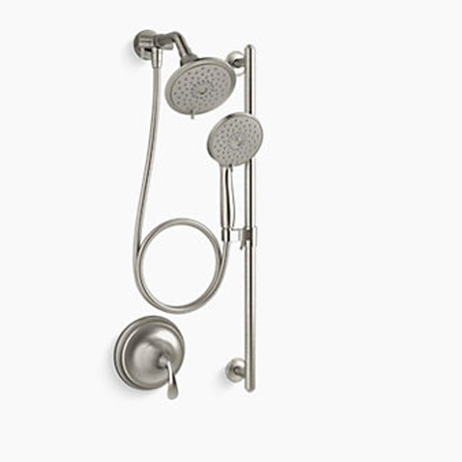 KOHLER Forte Vibrant Brushed Nickel 1Handle Shower Faucet in the