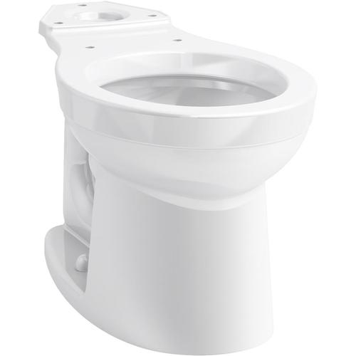 KOHLER Kingston White Round Standard Height Toilet Bowl at