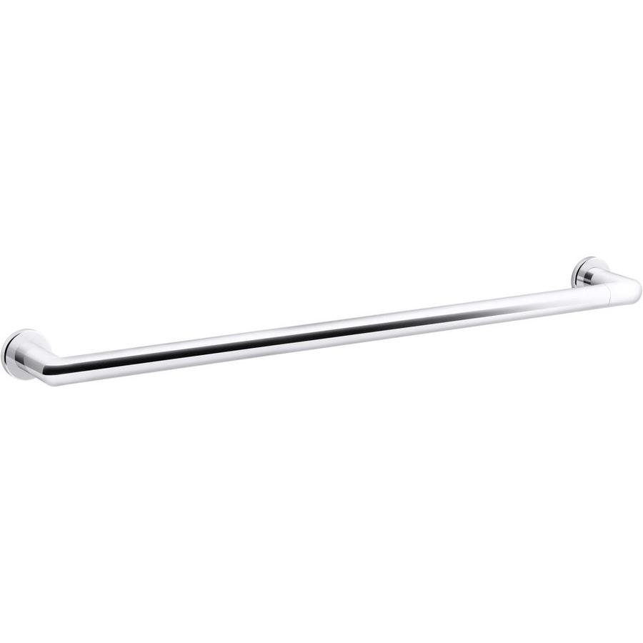 polished chrome towel bars