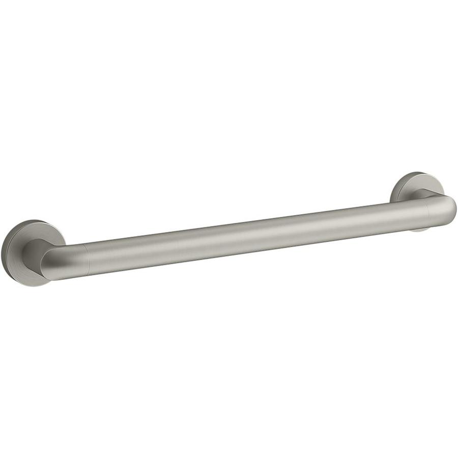 KOHLER Kumin 18-in Vibrant Brushed Nickel Wall Mount (ADA Compliant ...