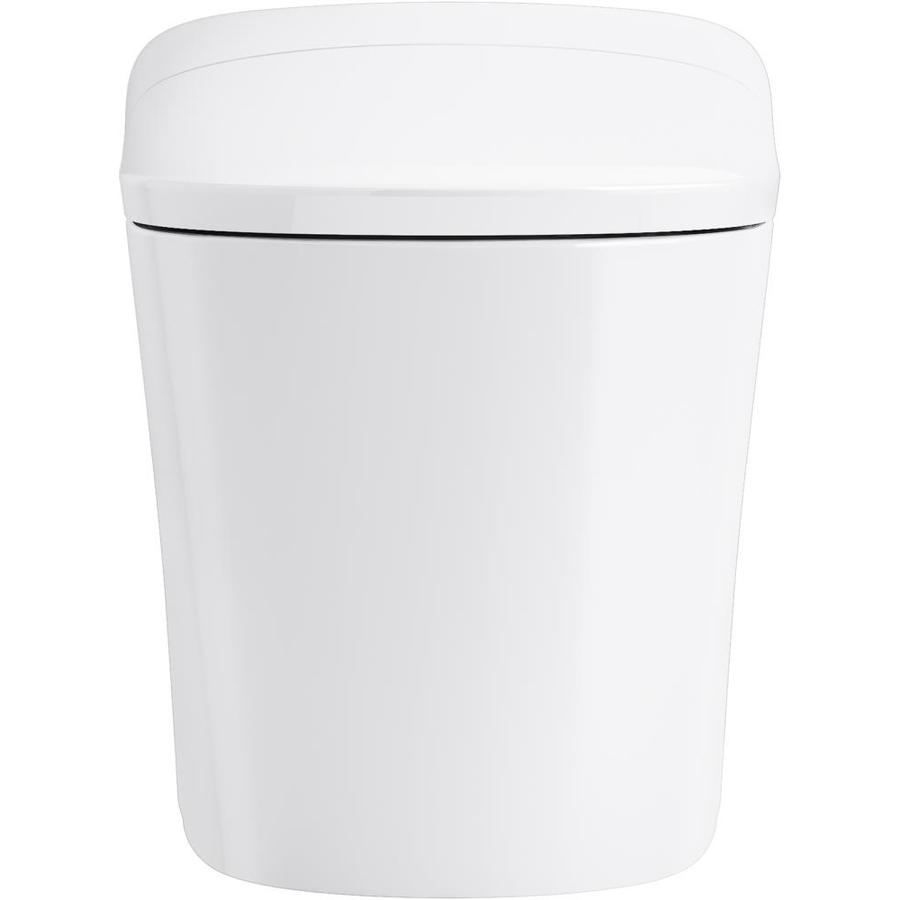 KOHLER Eir White WaterSense Dual Flush Elongated Comfort Height Toilet ...