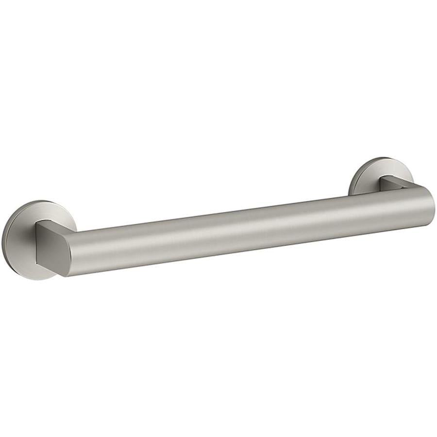 KOHLER Components 12-in Vibrant Brushed Nickel Wall Mount (ADA ...