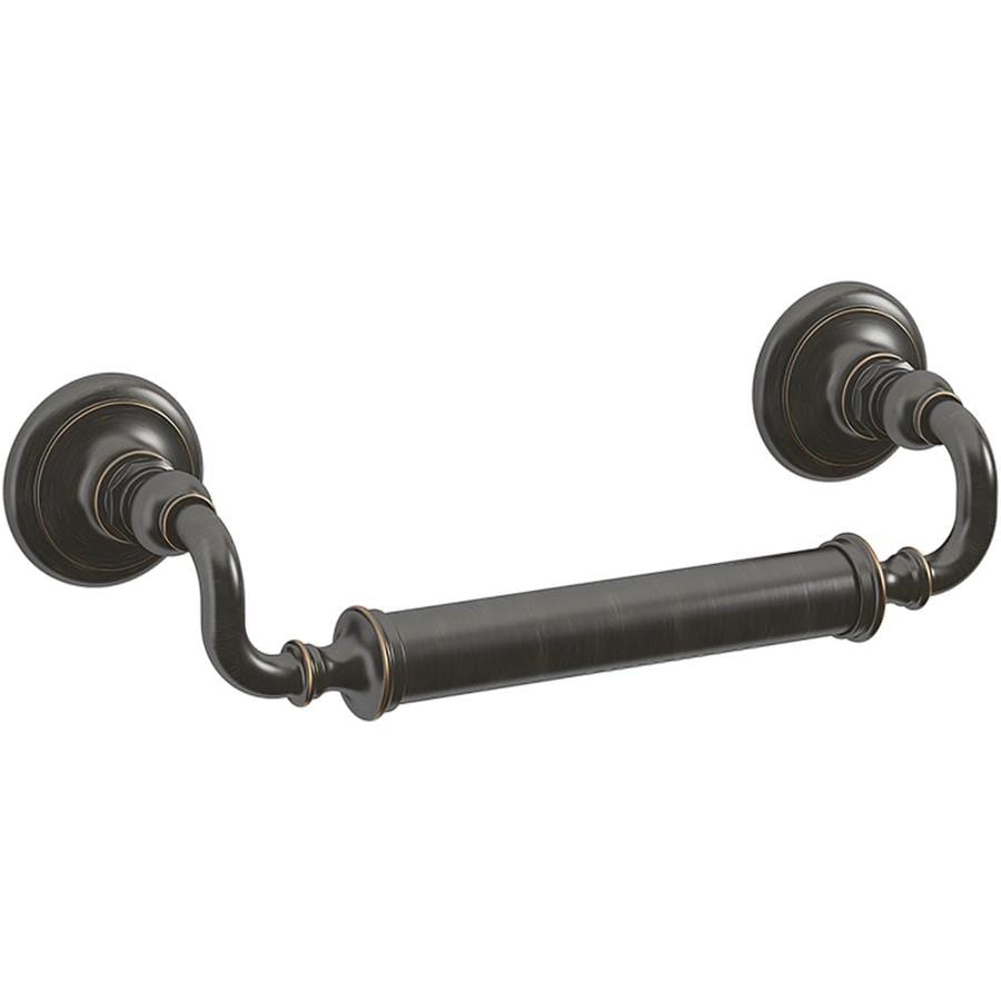 KOHLER Artifacts 12-in Oil-Rubbed Bronze Wall Mount Grab Bar in the ...