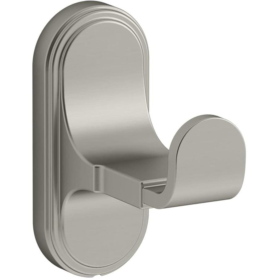 KOHLER Single Hook Vibrant Brushed Nickel Towel Hook in the Towel Hooks department at Lowes.com