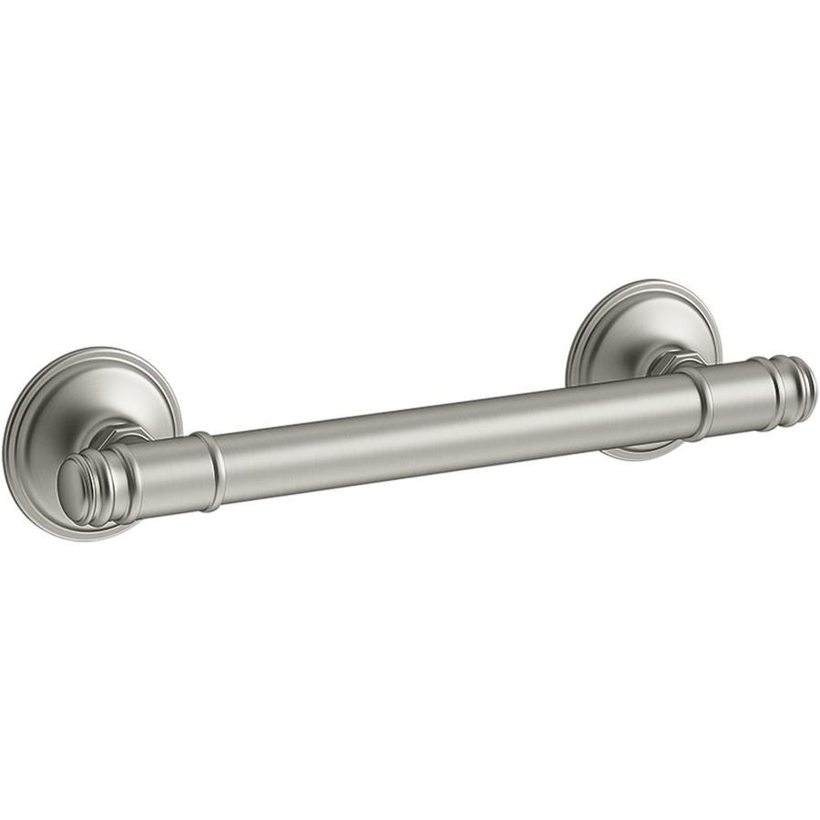 KOHLER Eclectic 12-in Vibrant Brushed Nickel Wall Mount Grab Bar