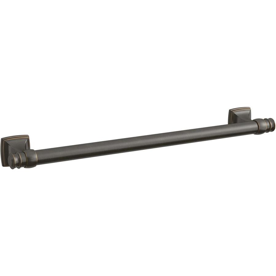 KOHLER Grand 24-in Oil-Rubbed Bronze Wall Mount Grab Bar in the Grab ...