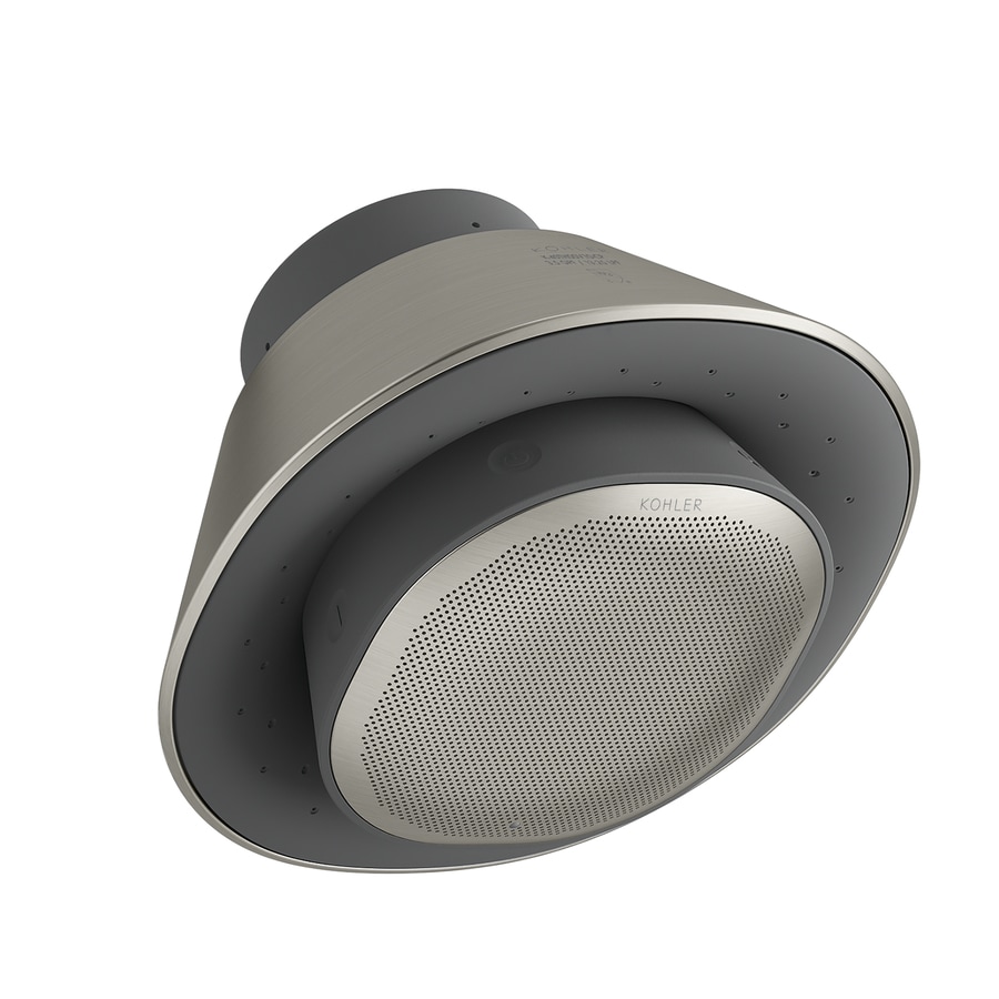 Kohler Moxie Vibrant Brushed Nickel 1 Spray Shower Head 1 75 Gpm 6 6 Lpm In The Shower Heads Department At Lowes Com
