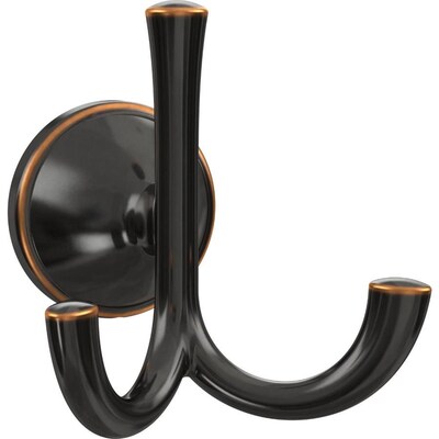 Ashlar 2 Hook Oil Rubbed Bronze Towel Ashlar 2 Hook Oil Rubbed Bronze Towel