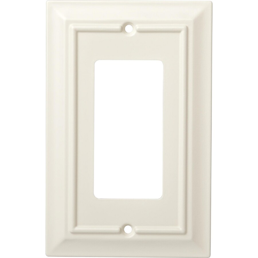 Brainerd Wood Architectural 1Gang Light Almond Decorator Standard Wall
