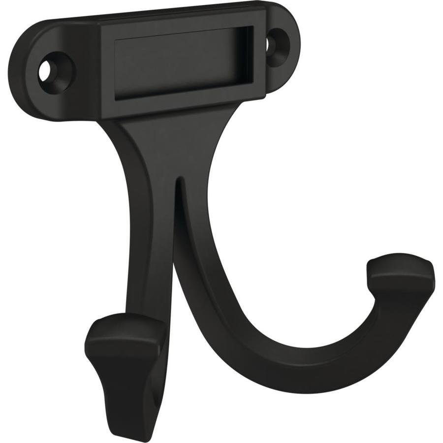 Brainerd Matte Black Garment Hook in the Decorative Wall Hooks ...